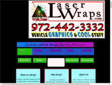 Tablet Screenshot of laserwraps.com